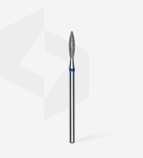 FA10B023/10 | Punta diamante flama filo azul EXPERT, diámetro 2,3 mm/ working part 10 mm