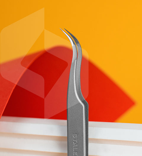 TE-41/1 | Pinzas profesionales para pestañas EXPERT 41 TIPO 1 (curvas)