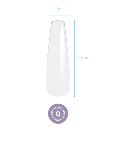 GELTIP COFFIN REPUESTO: EXTRA LARGE