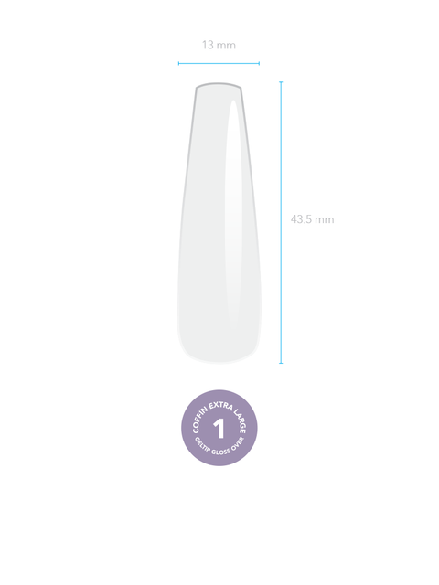 GELTIP COFFIN REPUESTO: EXTRA LARGE