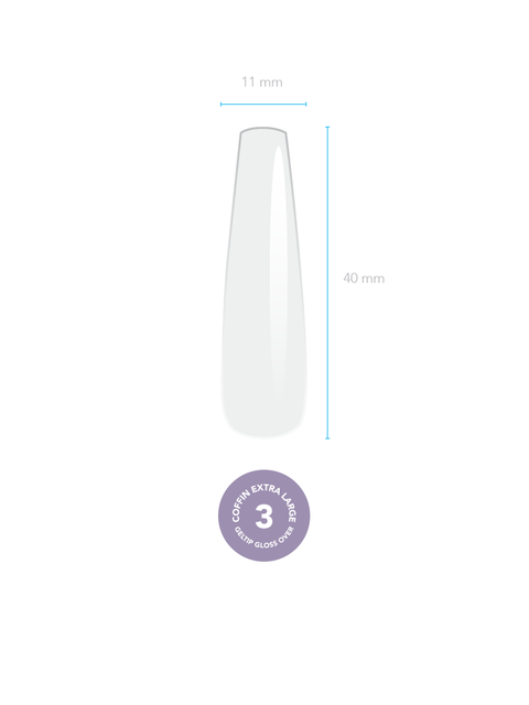 GELTIP COFFIN REPUESTO: EXTRA LARGE