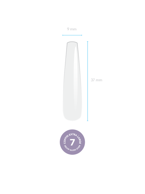 GELTIP COFFIN REPUESTO: EXTRA LARGE