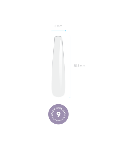 GELTIP COFFIN REPUESTO: EXTRA LARGE
