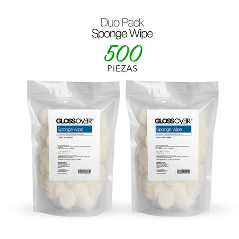 Duo Pack Sponge Wipe - 500 unidades