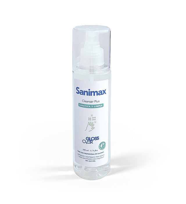 SANIMAX- Limpiador y Sanitizante para manos y uñas – Gloss Over Online