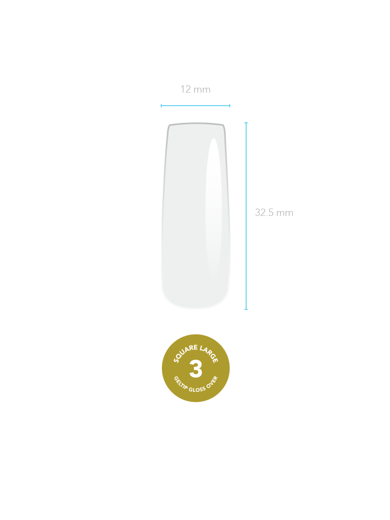 GELTIP SQUARE REPUESTO: LARGE