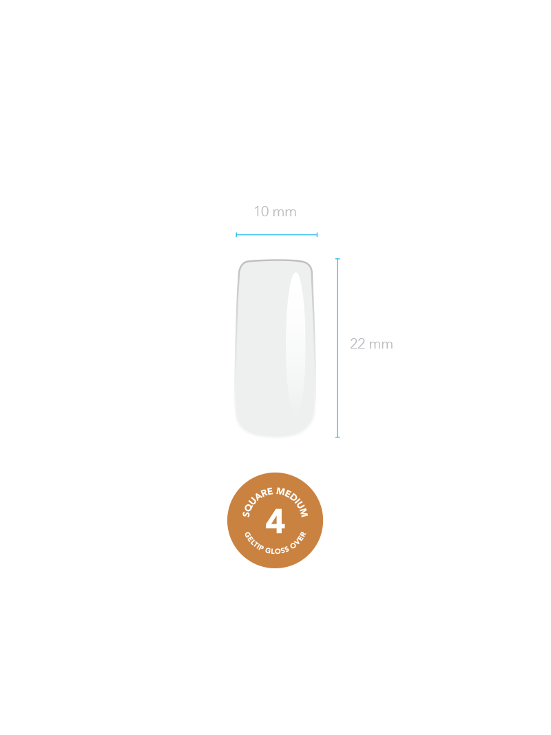 GELTIP SQUARE REPUESTO: MEDIUM